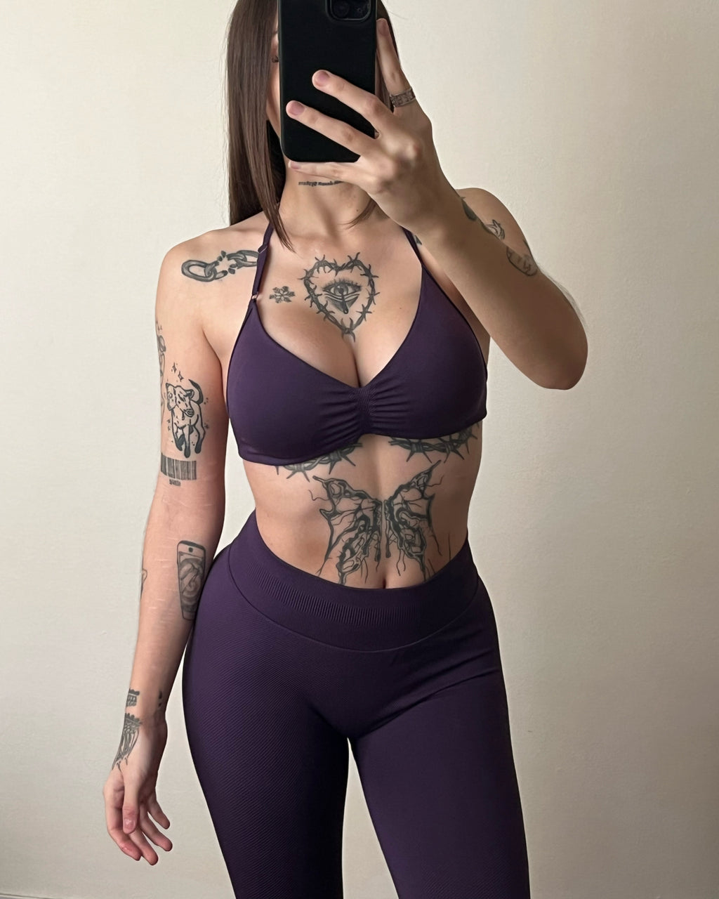 CONJUNTO VIOLETA OSCURO