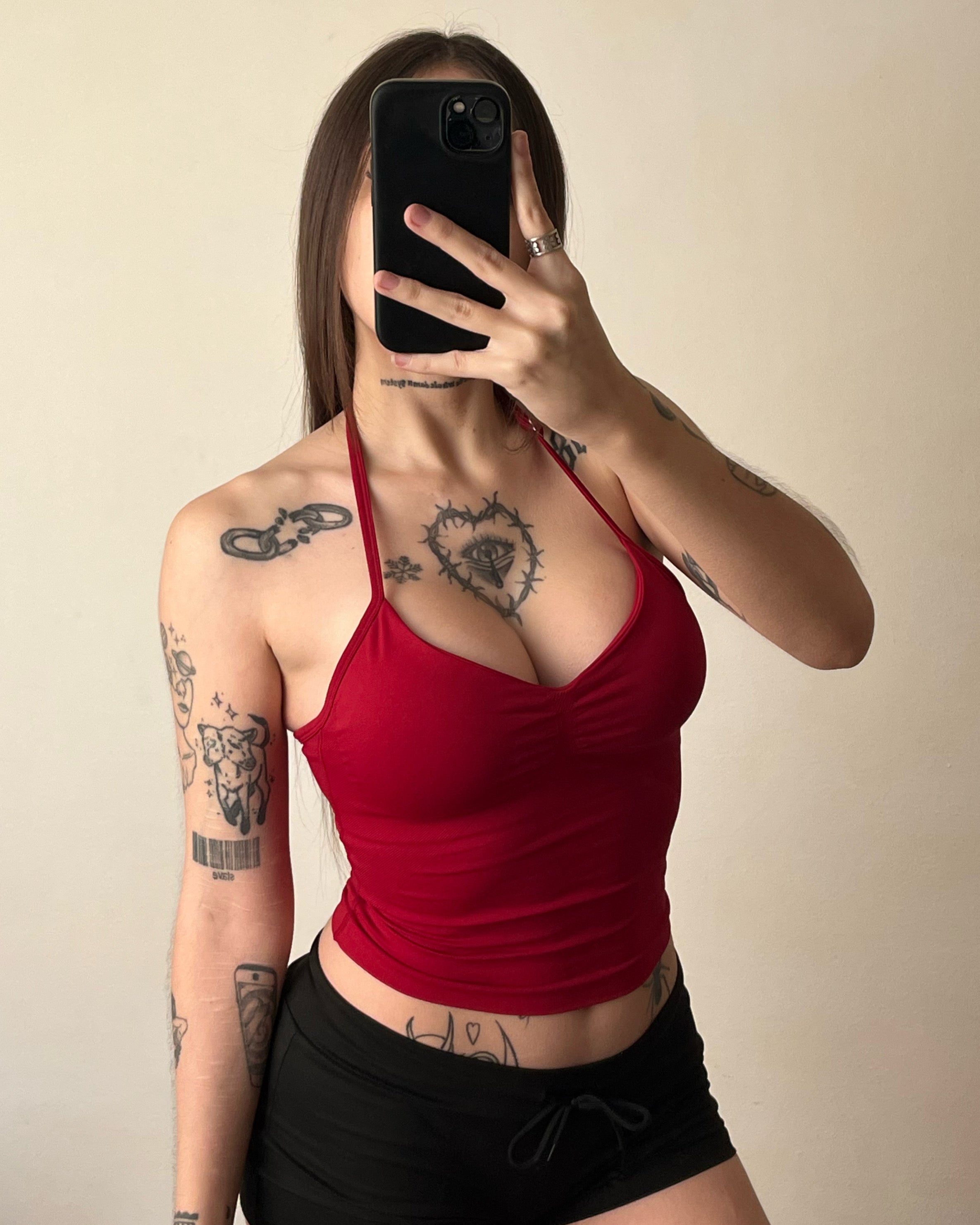 MUSCULOSA COMPRESIÓN ROJA