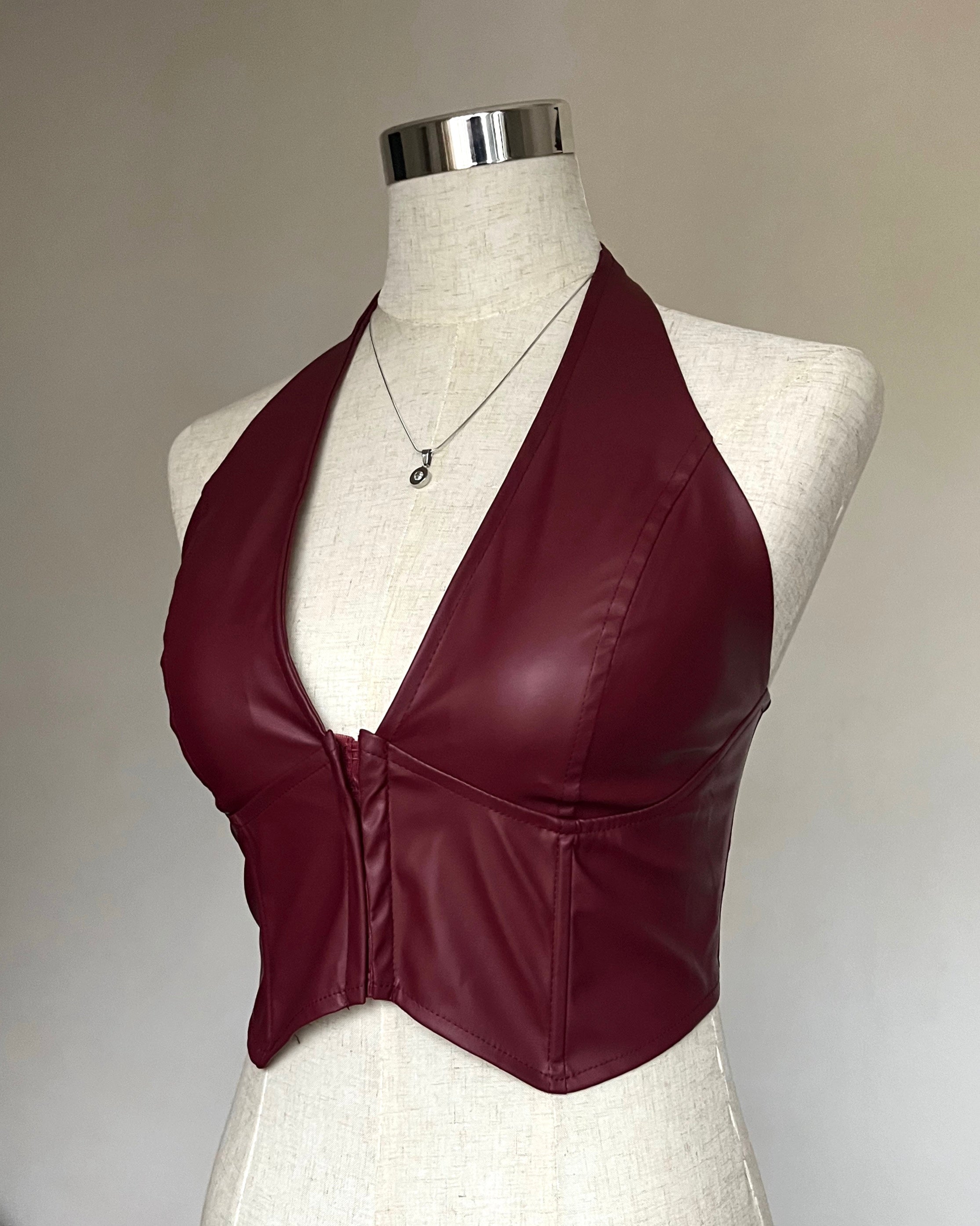 TOP CUERINA PUSH UP