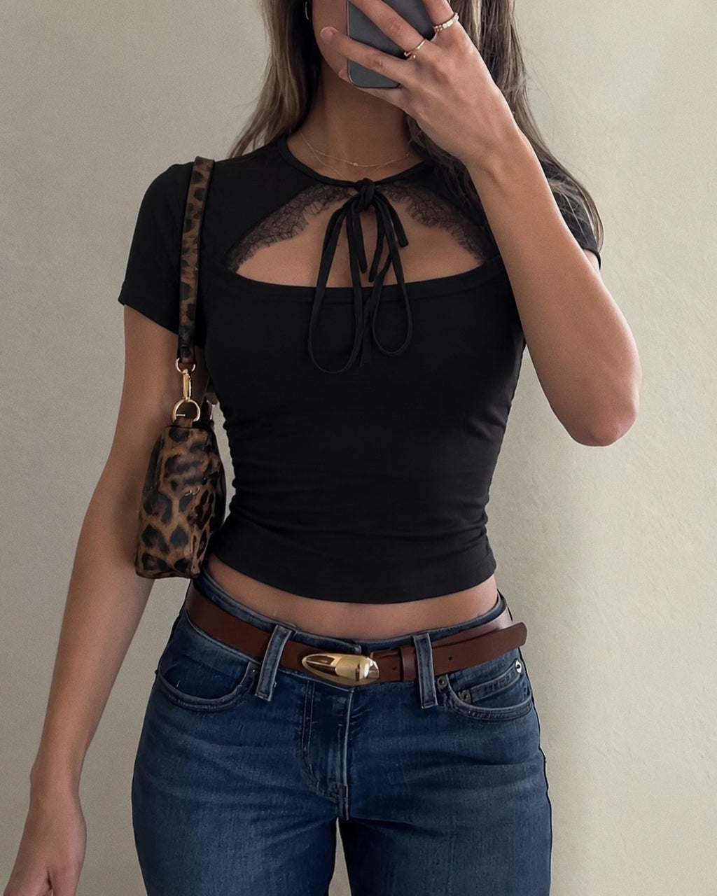 TOP CON ENCAJE