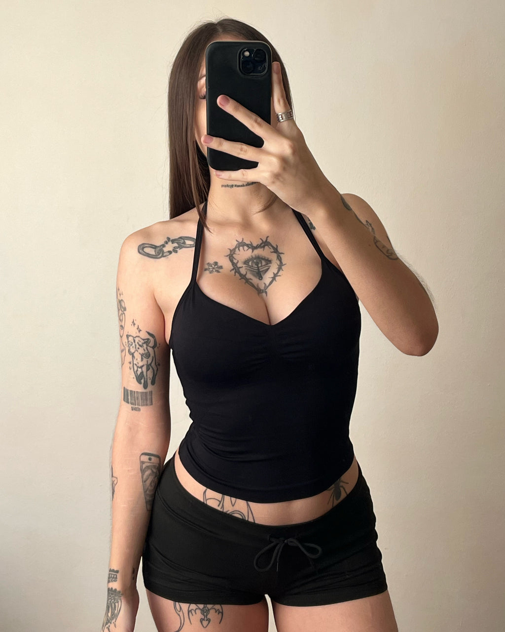 MUSCULOSA COMPRESIÓN NEGRA