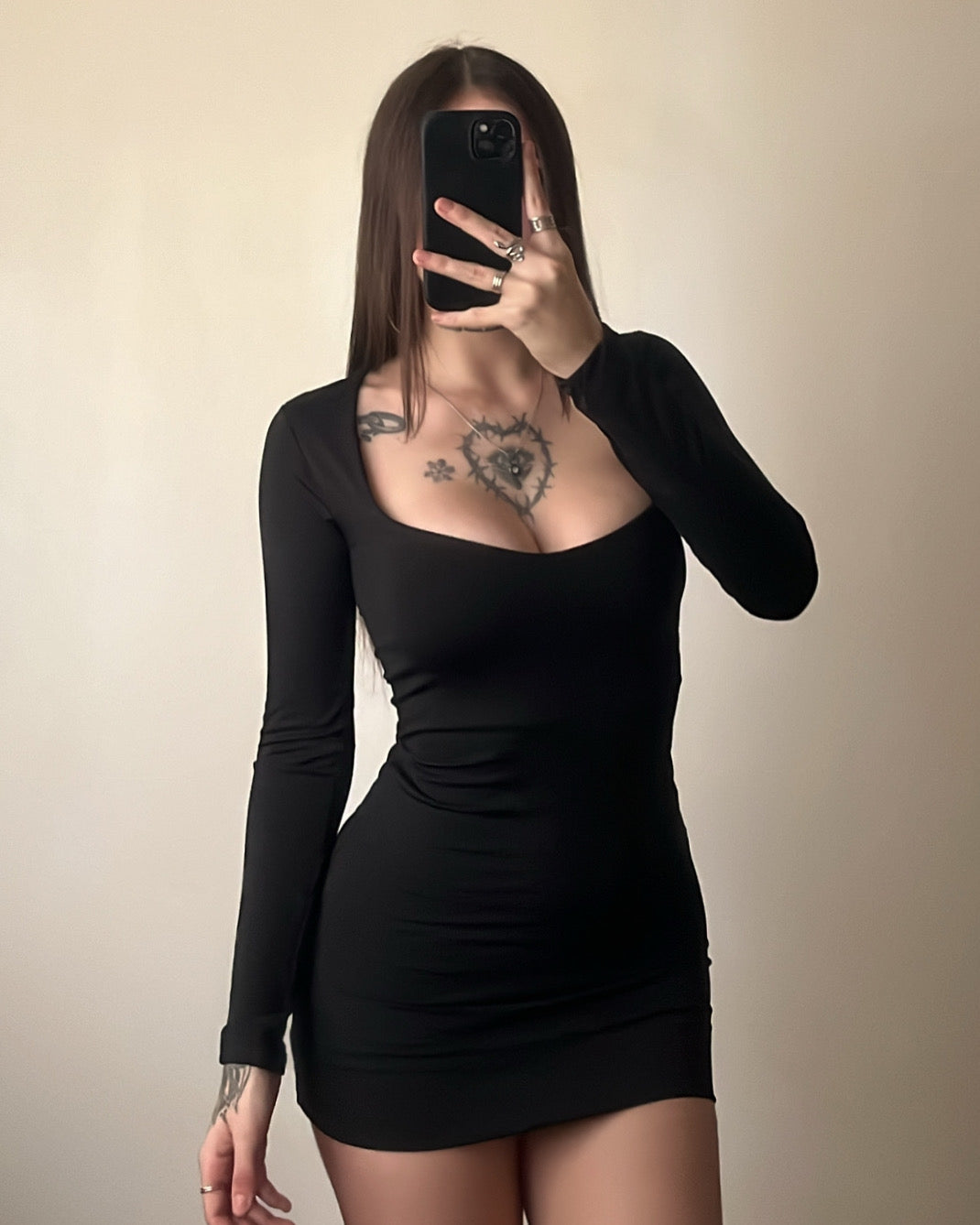 VESTIDO MANGA LARGA