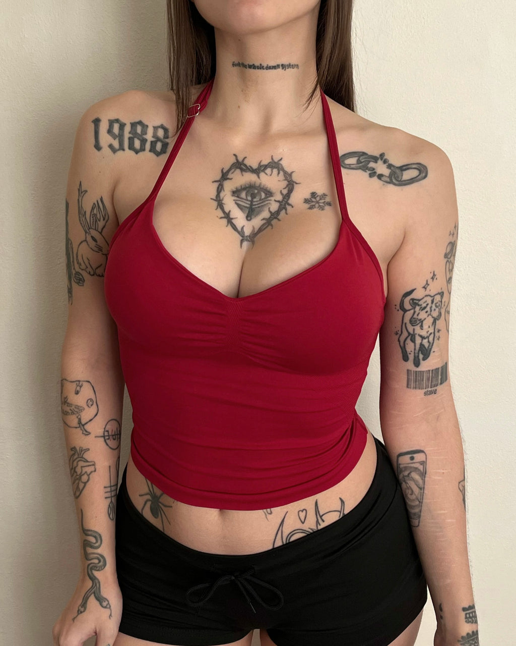 MUSCULOSA COMPRESIÓN ROJA