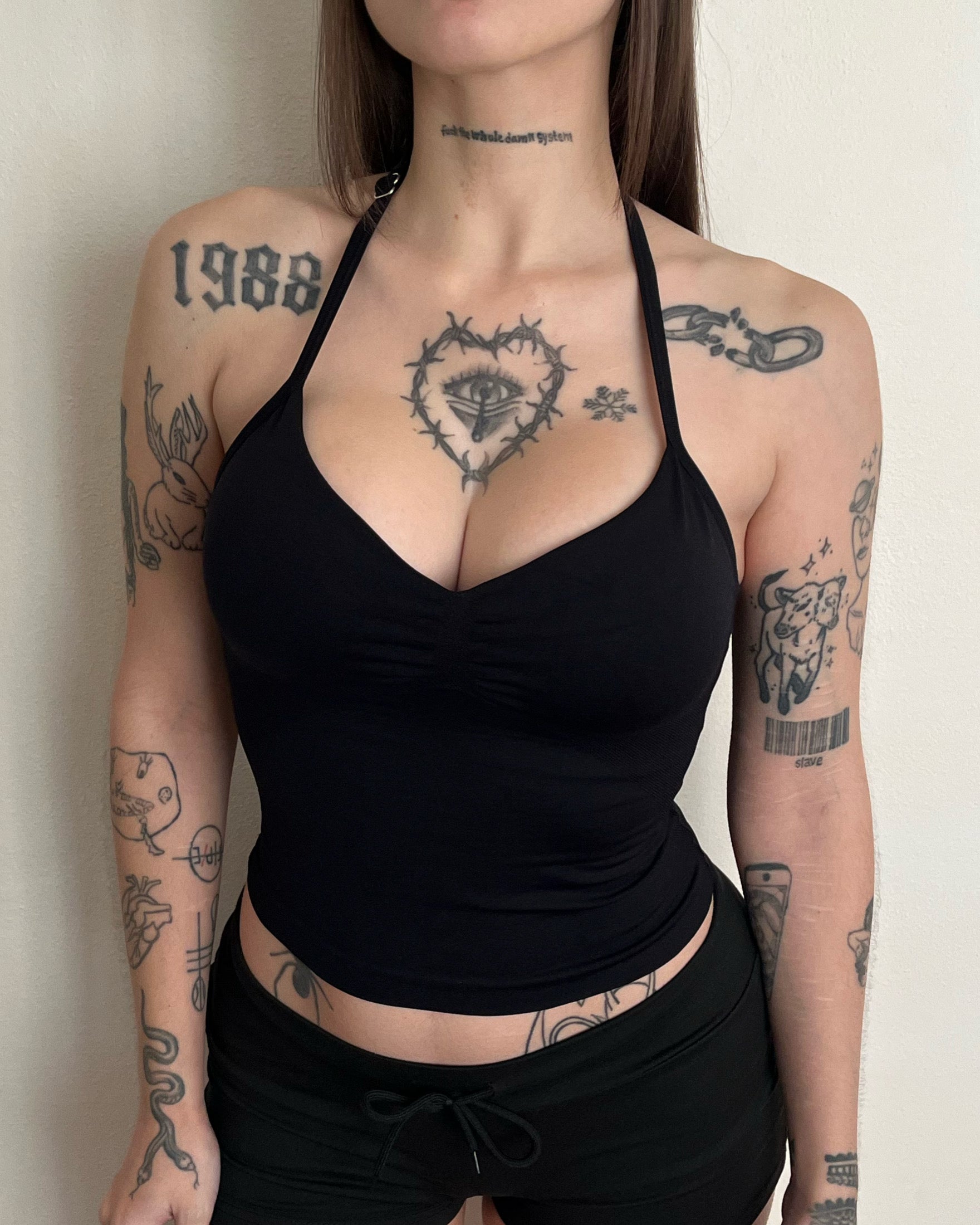 MUSCULOSA COMPRESIÓN NEGRA