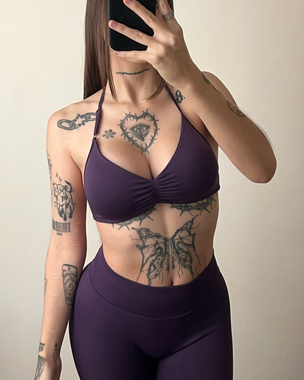 CONJUNTO VIOLETA OSCURO