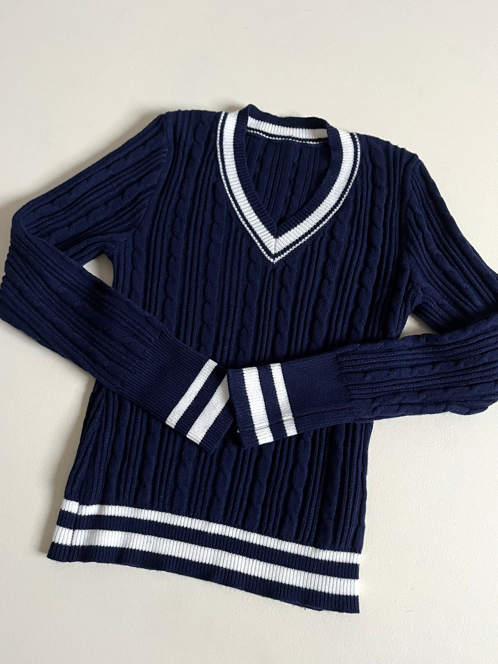 BUZO TEJIDO AZUL